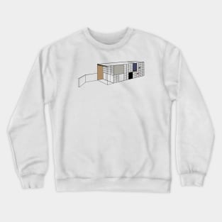 Charles and Ray Eames • Eames House • Los Angeles, California Crewneck Sweatshirt